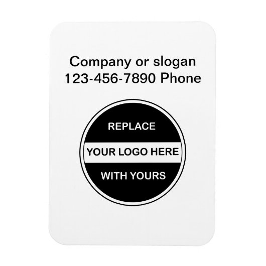 Magnets du logo d'entreprise (Vertical)