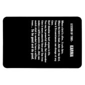 Magnets du réfrigérateur Time & Karma (Horizontal)