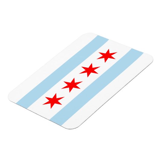 Magnets Flex Premium Flag de Chicago (Côté Gauche)