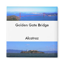 Magnets - Golden Gate Bridge et Alcatraz
