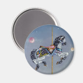 Magnets - Gray Mare Carousel Horse (Recto/Verso)