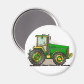 Magnets Green Big Tractor (Recto/Verso)