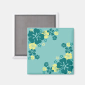 Magnets hawaïens des fleurs (Recto/Verso)