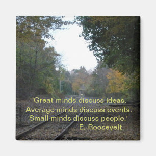 Magnets inspirants Les grands esprits discutent d'