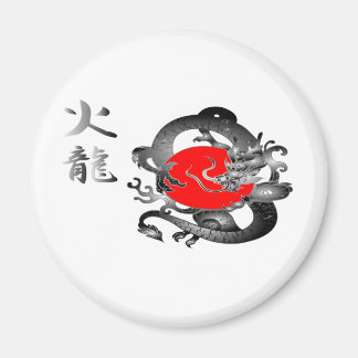 Magnets japonais du Drapeau du dragon