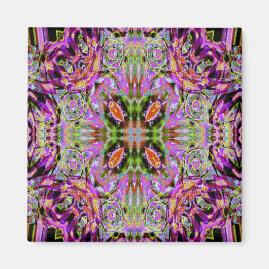 Magnets kaléidoscope violet (Devant)