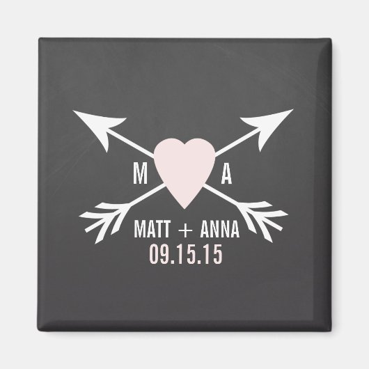 Magnets mariage Chalkboard (Devant)