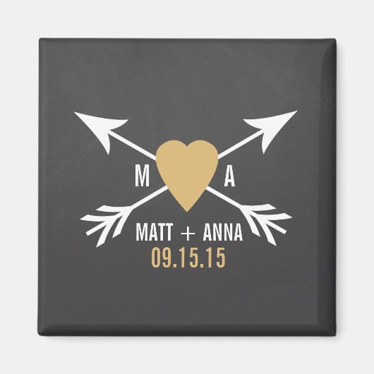 Magnets mariage Chalkboard (Devant)