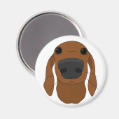 Magnets mignons du nez de chien (Recto/Verso)