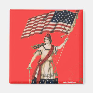 MAGNETS PATRIOTIQUES - 4 JUILLET - AMÉRIQUE - USA