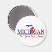 Magnets patriotiques du Michigan (Recto/Verso)