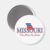 Magnets patriotiques du Missouri (Recto/Verso)