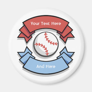 Magnets personnalisés de baseball