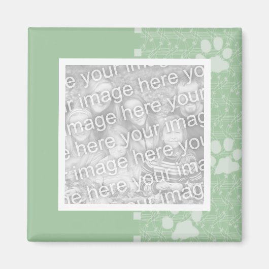 Magnets photo de Spring Green Paws (Devant)