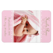 Magnets photo faire-part de naissance (Horizontal)