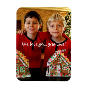 Magnets Photo Flexible Personnalisés Pour Grand-Mè