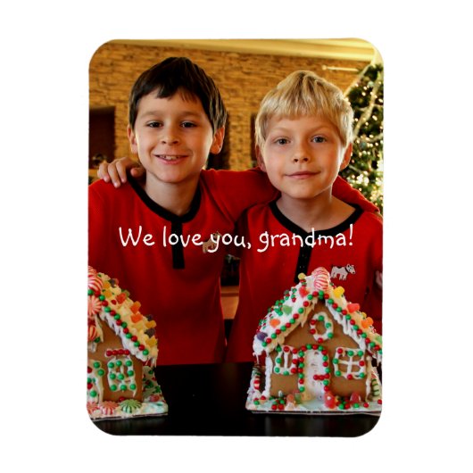 Magnets Photo Flexible Personnalisés Pour Grand-Mè (Vertical)