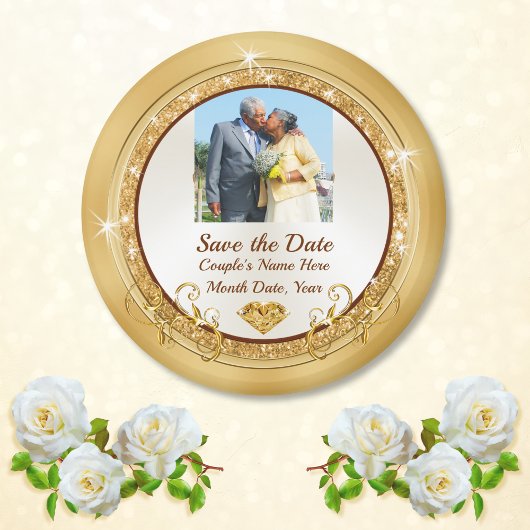 Magnets photo pour Save the Date pas chers, Save t