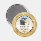 Magnets photo pour Save the Date pas chers, Save t (Recto/Verso)