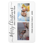 Magnets photos de Noël et de Noël personnalisés (Vertical)
