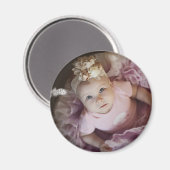 Magnets photos pour bébés personnalisés (Recto/Verso)