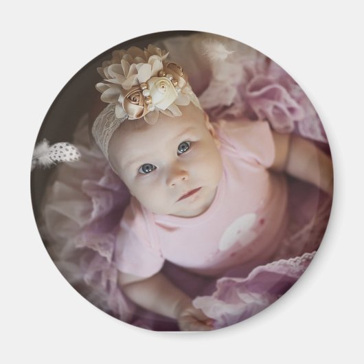 Magnets photos pour bébés personnalisés (Devant)