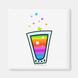 MAGNETS - RAINBOW SHOT GLASS MAGNEET
