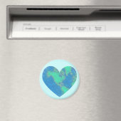 Magnets terrestres en forme de coeur (In Situ (Lave-vaisselle))