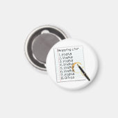 MAGNETS - VODKA SHOPPT LIST MAGNEET (Voorkant / Achterkant)