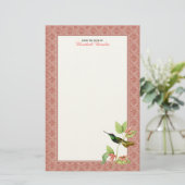 Magnificant Hummingbird Personal Briefpapier (Staand voorkant)
