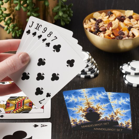 Magnificant Mandelbrot Fractal Pokerkaarten (Insitu)