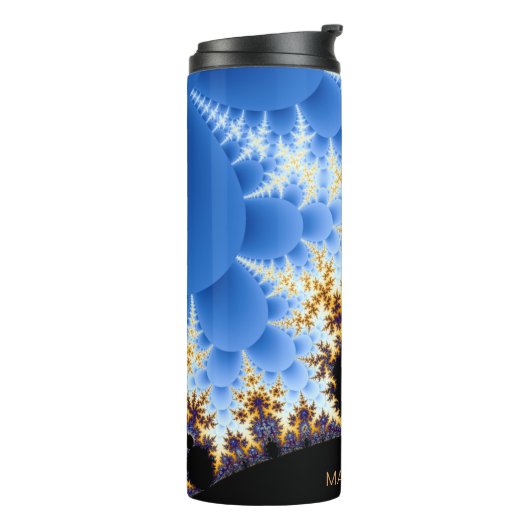 Magnificant Mandelbrot Fractal Thermosbeker (Gedraaid links)