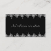 Magnificant Mehndi Mandalas Visitekaartje (Achterkant)