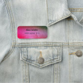 Magnificant modern Elegant Paars Glitter Naamplaatje (In situ)