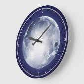 Magnificant Moon Celestial Stars Space Sky Luna Grote Klok (Hoek)