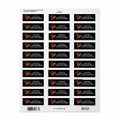 Magnificant Oriental Dragon Label (Full Sheet)