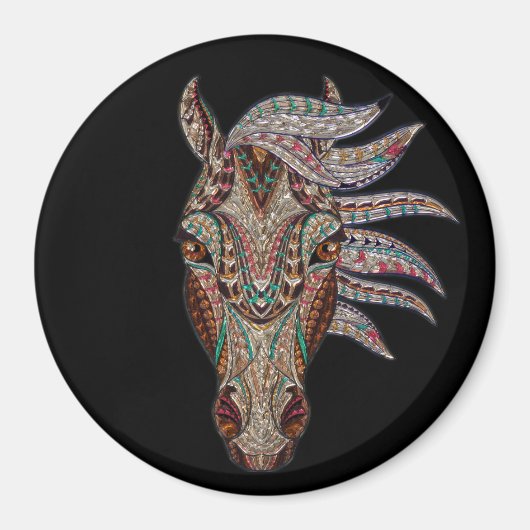 Magnificant paard magneet (Voorkant)