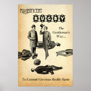 Magnificant Rugby - Rugby Print