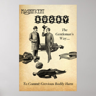 Magnificant Rugby -  Rugby Print