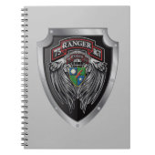 Magnificant STB Bat 75th Ranger Regimental Scroll Notitieboek (Voorkant)