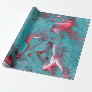 Magnificante gedraaide marmer cadeaupapier