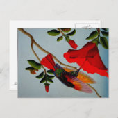 Magnificante Hummingbird Briefkaart (Voorkant / Achterkant)