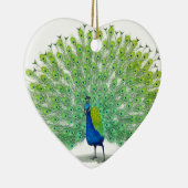 Magnificante Peacock Art Keramisch Ornament (Rechts)