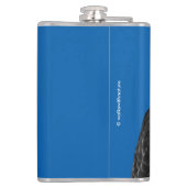 Magnificante Red-Tailed Hawk in de zon Heupfles (Achterkant)