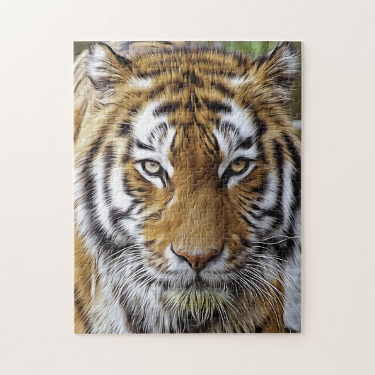 Magnificante tijger | Grote katten Legpuzzel (Verticaal)