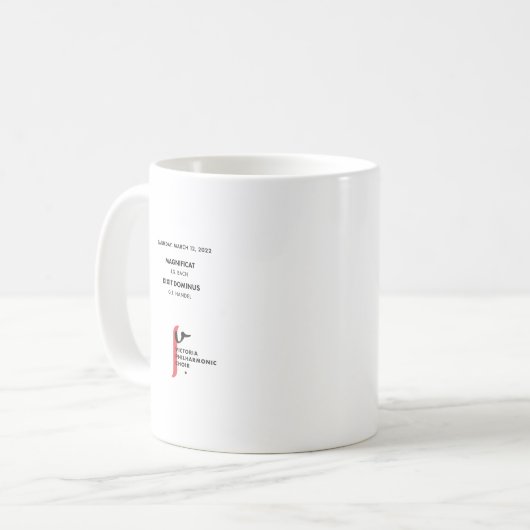 Magnificat Café Mug (Devant gauche)