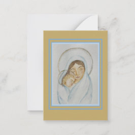 Magnificat Holy Card – Mary’s Mantle Collection  Notitiekaartje