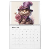 Magnificent Cats Calendar 2024 Kalender (Mar 2026)