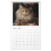 Magnificent Cats Wall Calendrier 2024 (Jan 2026)