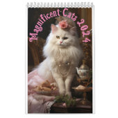 Magnificent Cats Wall Calendrier 2024 (Protection)